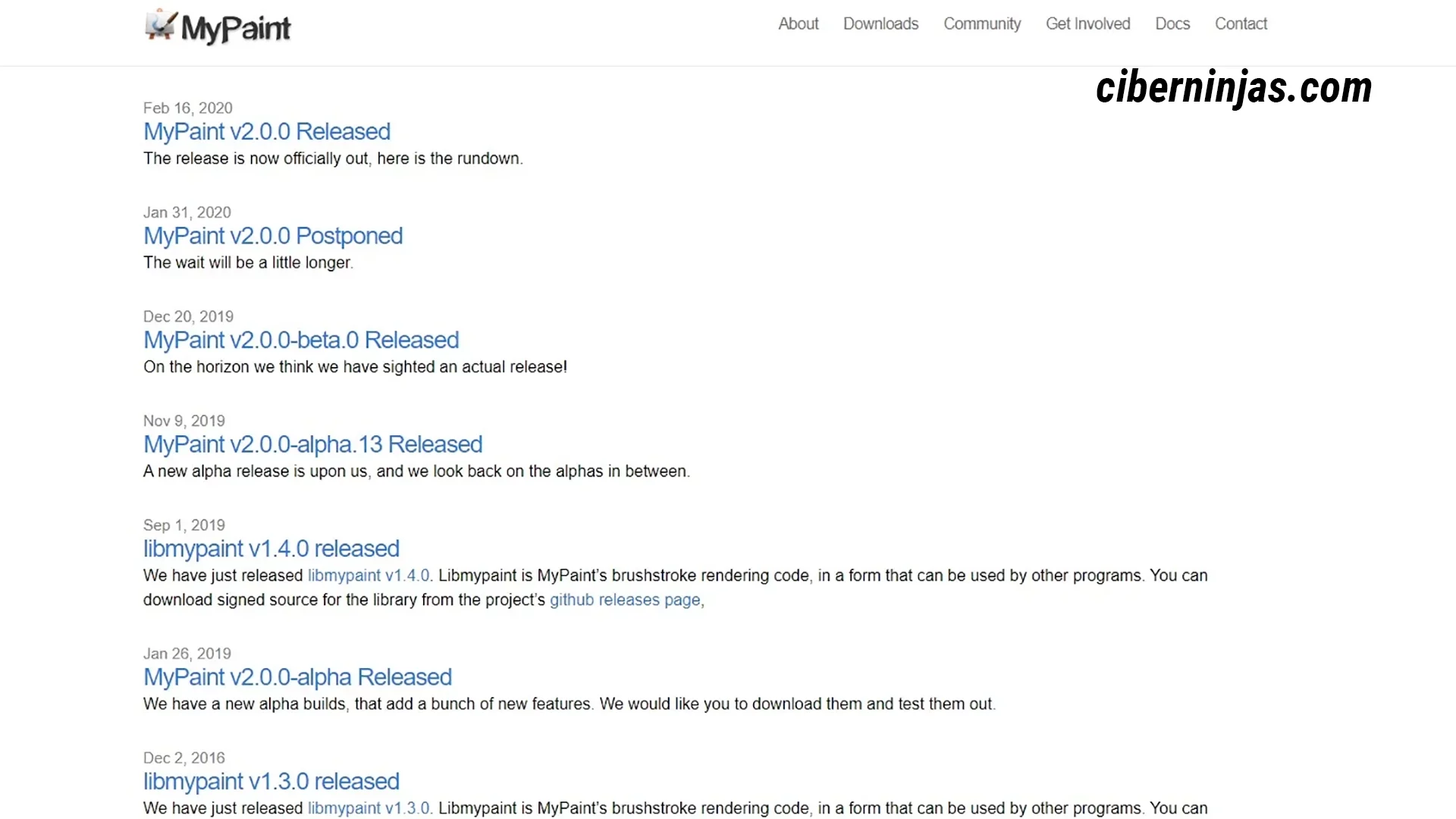 MyPaint 2.0 uno de los mejores programas de diseño para Windows o Android