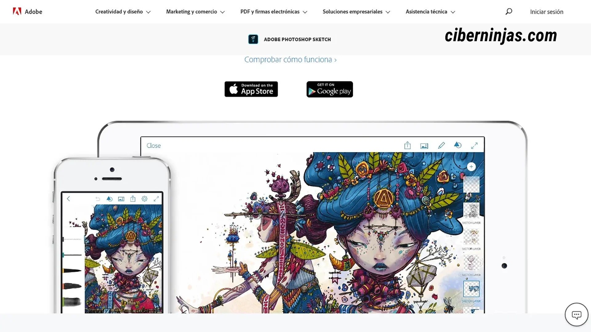 Adobe Photoshop Sketch, uno de los mejores programas de diseño para Windows o Android
