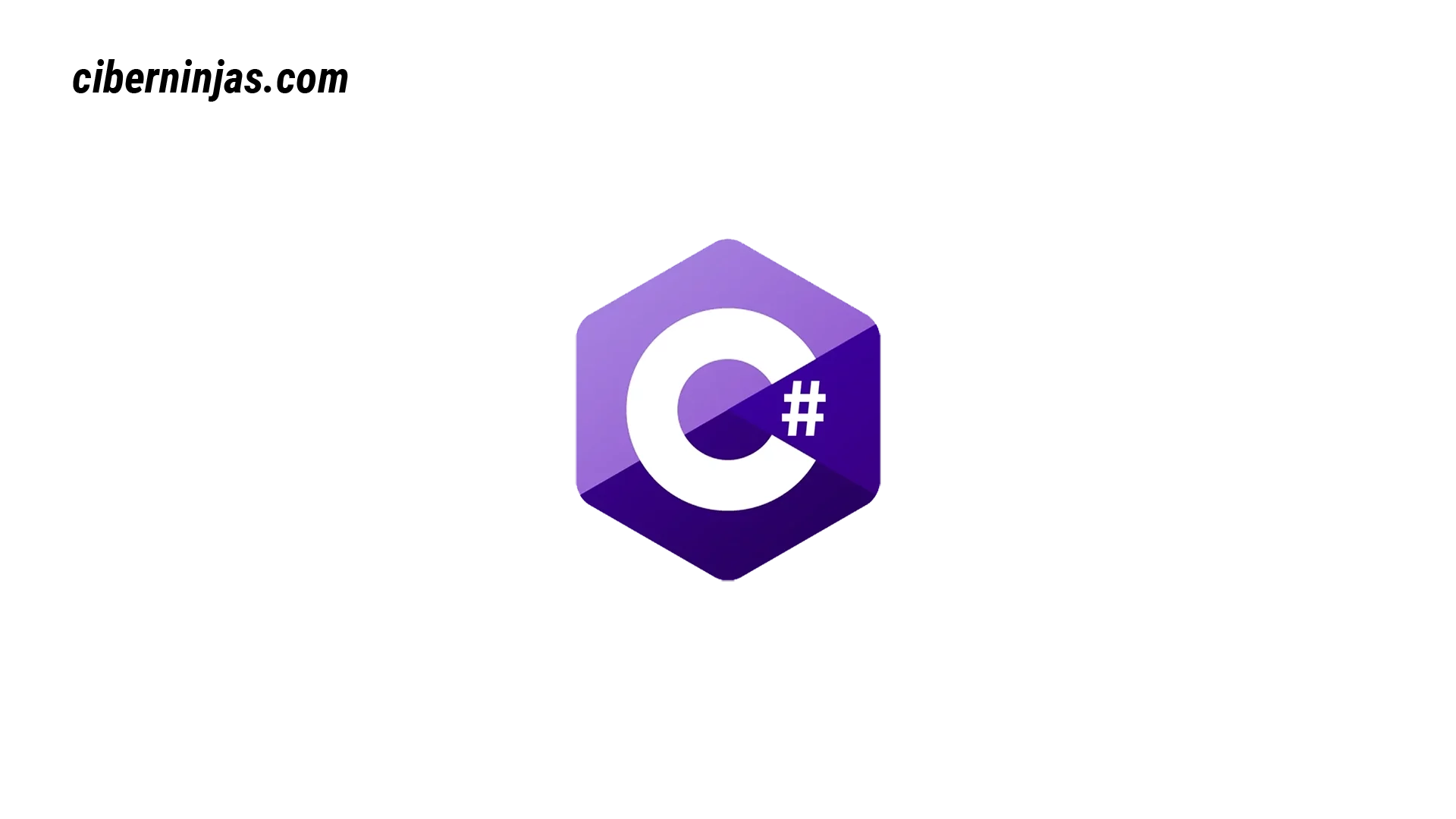 C# logotipo visto en Ciberninjas