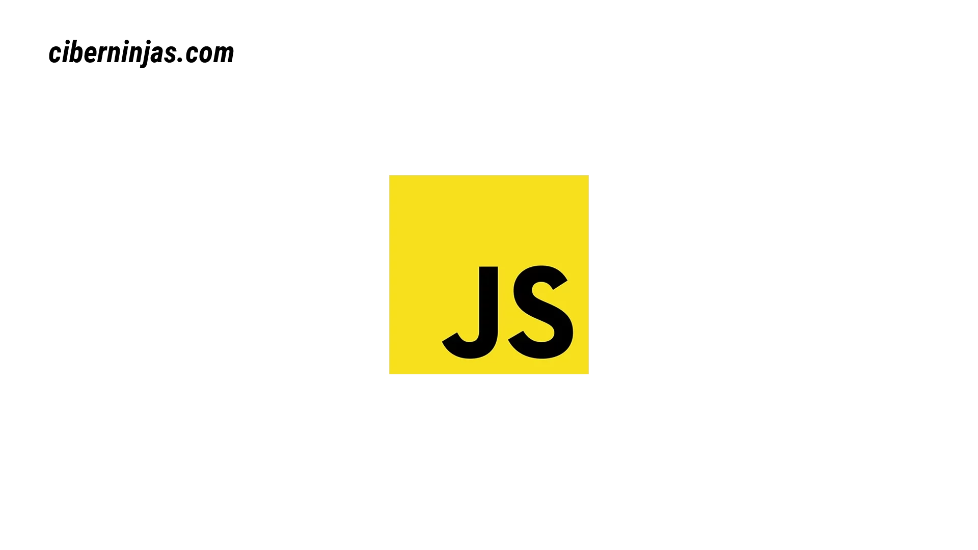 Javascript logotipo visto en Ciberninjas