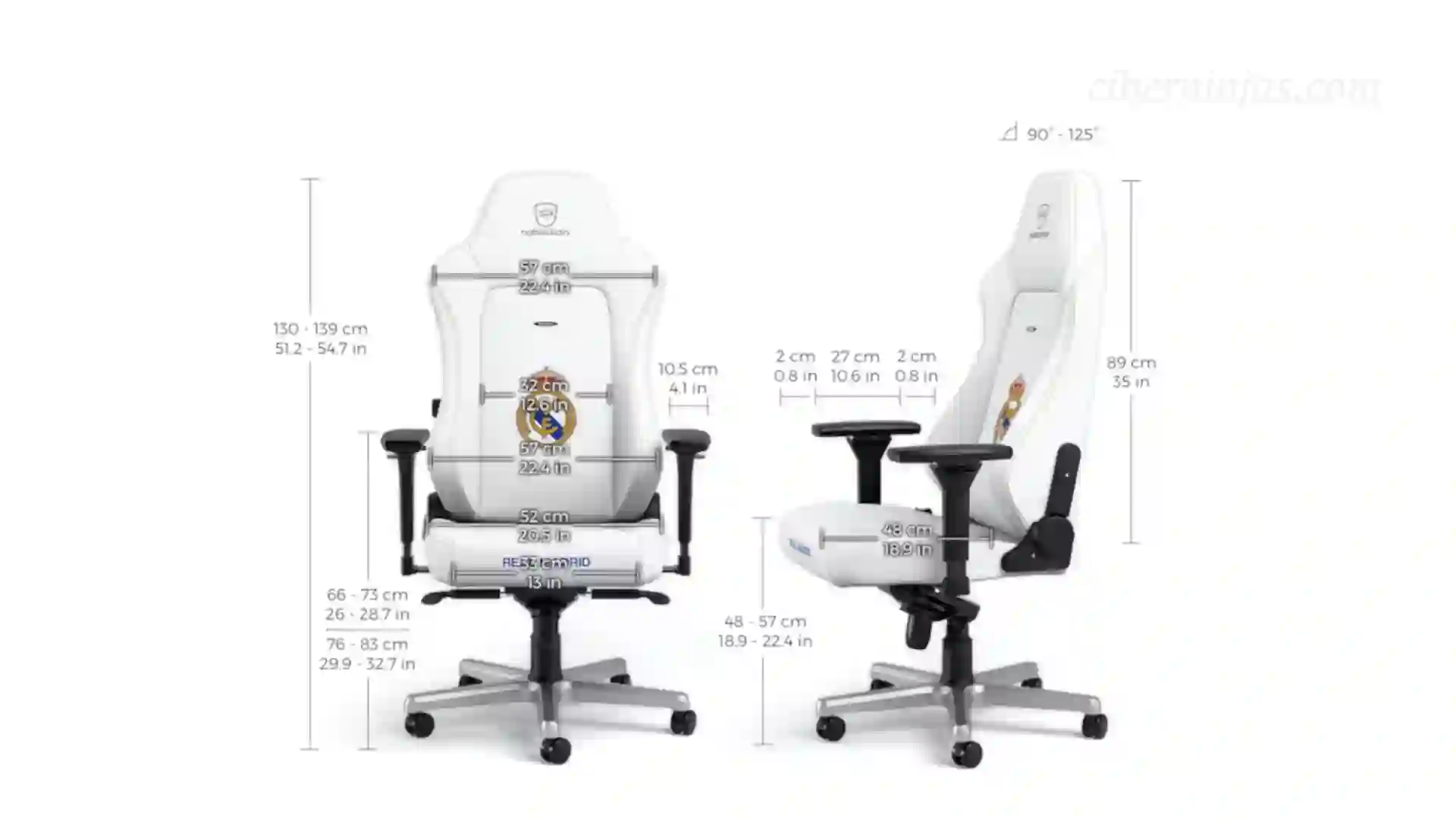 Noblechairs Hero dedicada al Real Madrid al impresionante precio de 250 €