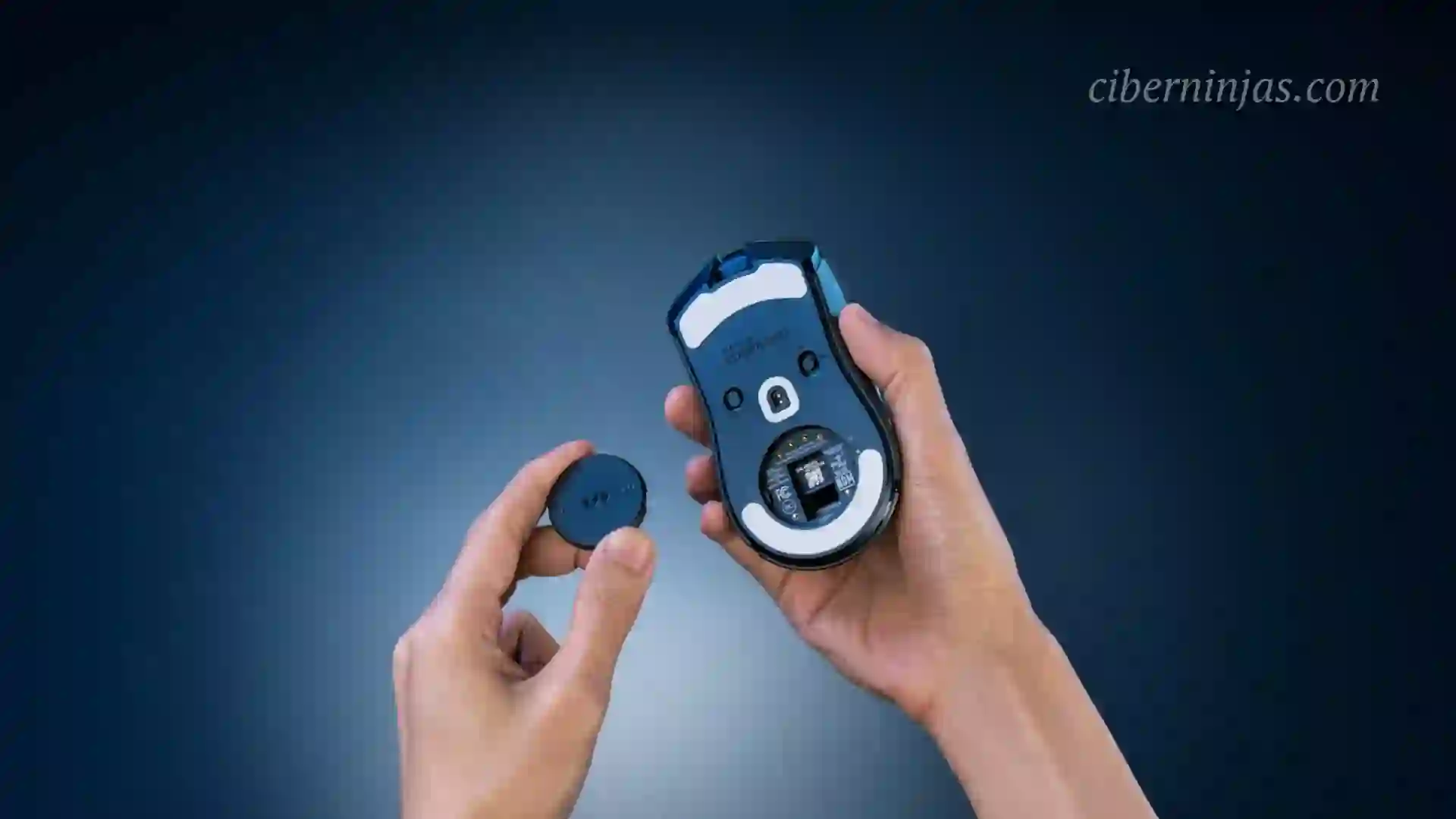 Ratón Razer Cobra Pro visto desde atrás