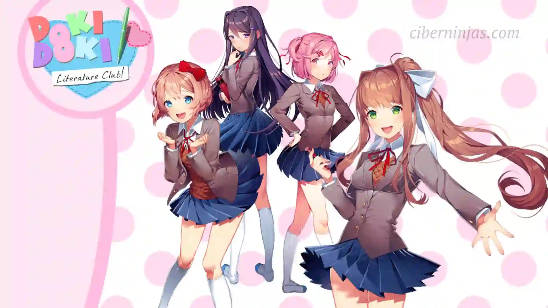 Streamer Perfil Raro juega la Novela Visual Doki Doki basda en Manga