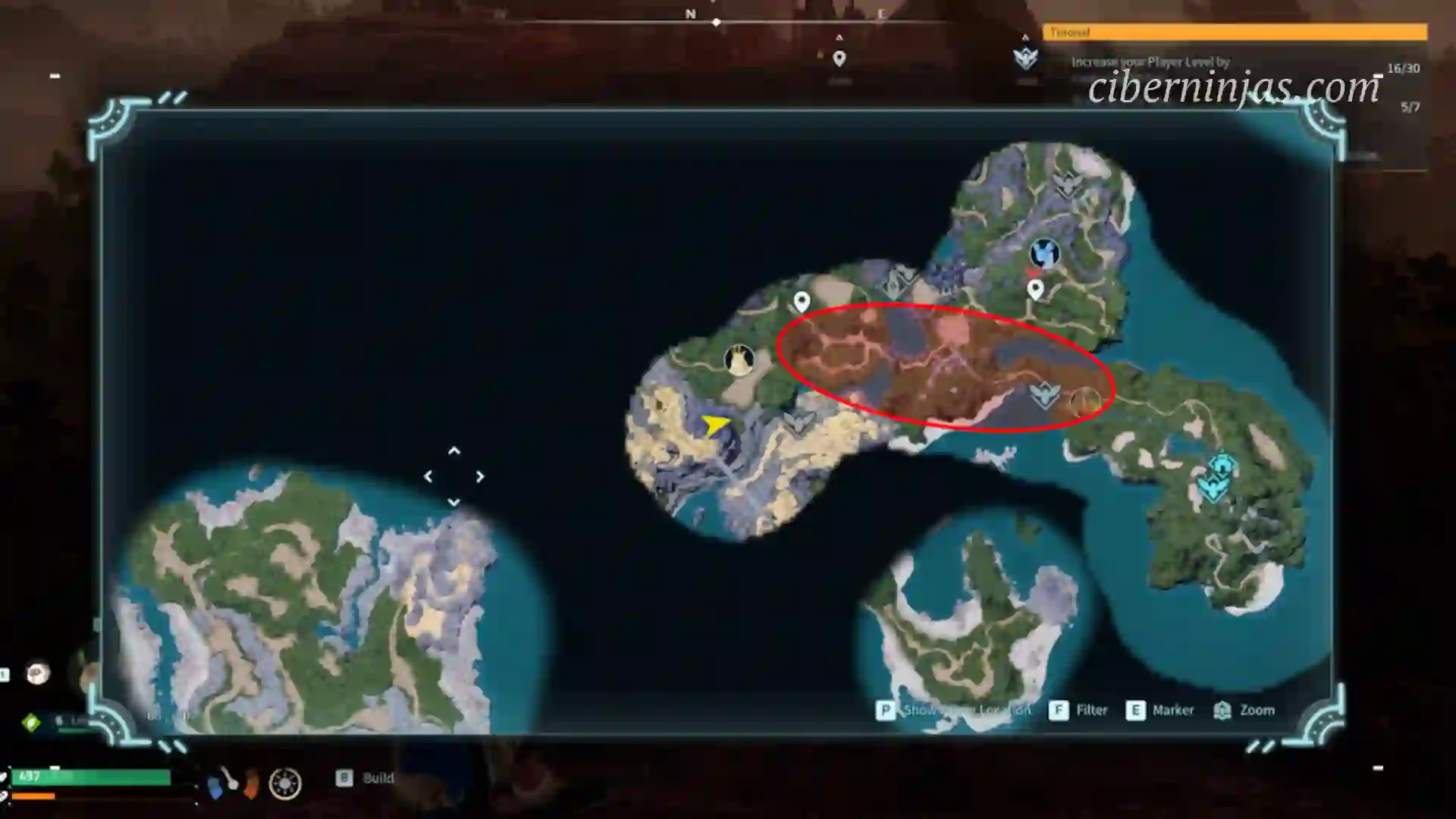 Ubicación en la que encontrar al amigo Melpaca