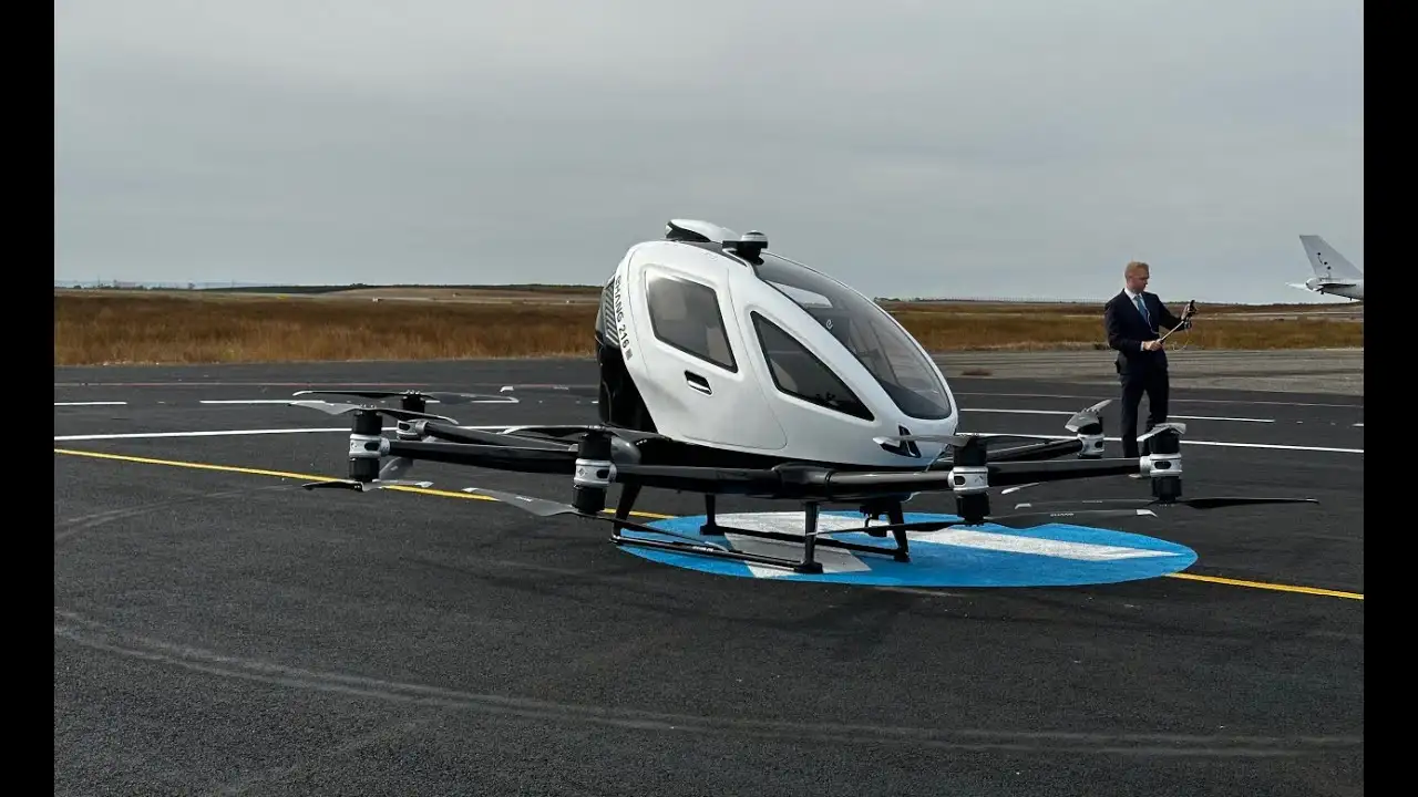 China despega con los primeros taxis voladores autónomos