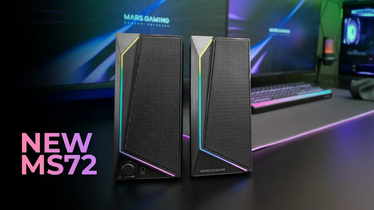 El Mejor Sonido y Estilo en tu Setup Gaming con los Altavoces de Gama Económica MarsGaming MS72