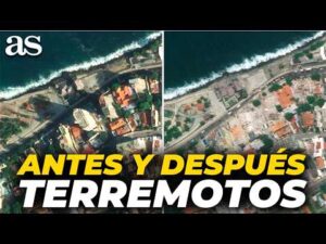 Impactantes imágenes del antes y después tras los terremotos en Venezuela visto en MAPAS CIBERED
