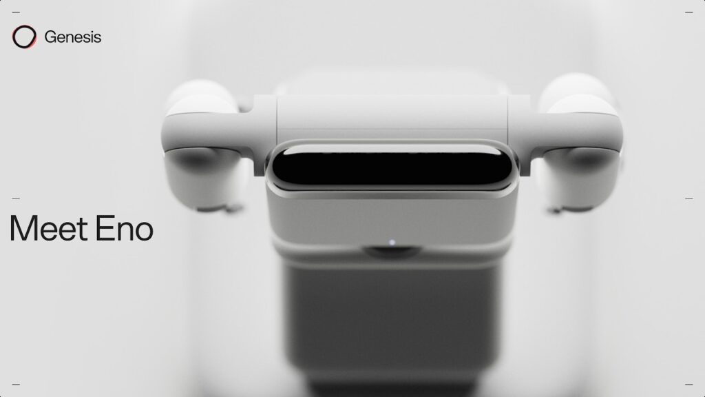 El robot “generalista” Eno de Genesis AI, creado para trabajar en fábricas, hospitales y hogares visto en CIBERED