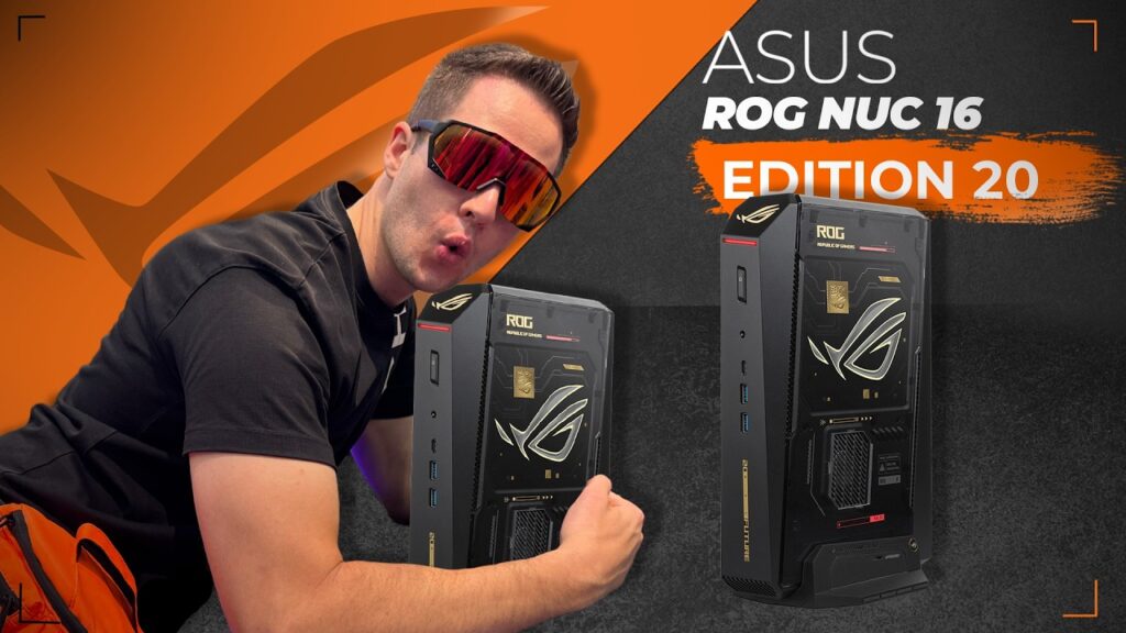 ASUS presenta el mini PC ROG NUC 16 Edition 20 con RTX 5090 y 128 GB de RAM