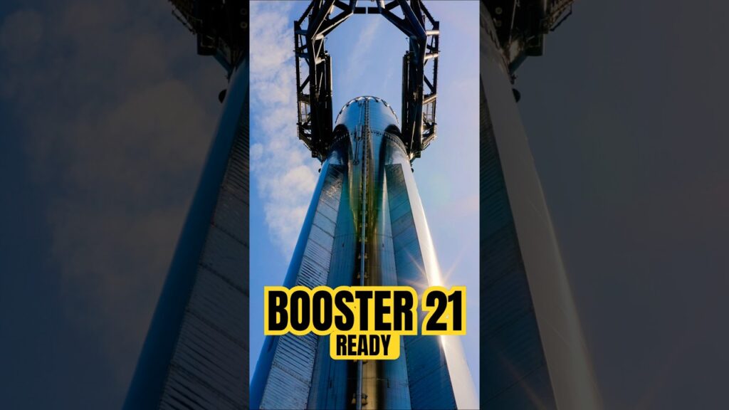 Super Heavy Booster 21 llega a la plataforma para el Flight 14 de Starship