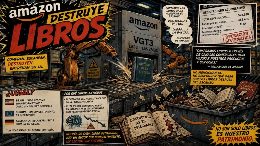 ¿Cómo un Airtag descubre que Amazon compra libros físicos para destruirlos?
