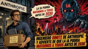 Ingeniero dimite de Anthropic y advierte de que la IA podría matarnos a todos antes de 2030 leído en CIBERED y publicado por Pablo Alvarez Corredera