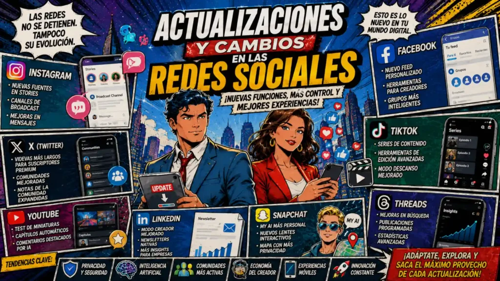 Redes Sociales, Actualizaciones y Novedades, CIBERED - Editor Pablo Alvarez Corredera